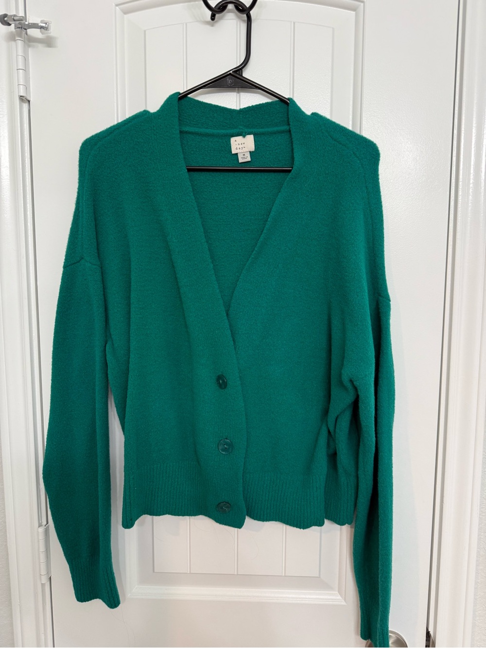 Women’s V Neck Fuzzy Cardigan Sweater